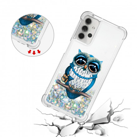 Funda Samsung Galaxy A32 5G Miss Owl Glitter