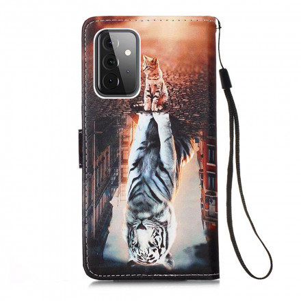 Funda de gatito Samsung Galaxy A52 5G