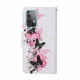 Funda Samsung Galaxy A52 5G Mariposas y Colgante