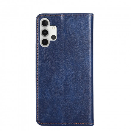Funda Flip Cover Samsung Galaxy A32 5G Efecto Cuero Monocromo Funda Flip Cover Samsung Galaxy A32 5G Efecto Cuero Monocromo