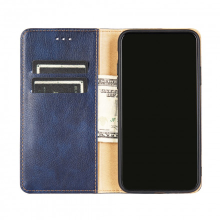 Funda Flip Cover Samsung Galaxy A32 5G Efecto Cuero Monocromo Funda Flip Cover Samsung Galaxy A32 5G Efecto Cuero Monocromo