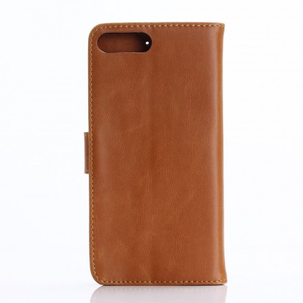 Funda retro de polipiel para el iPhone 7 Plus