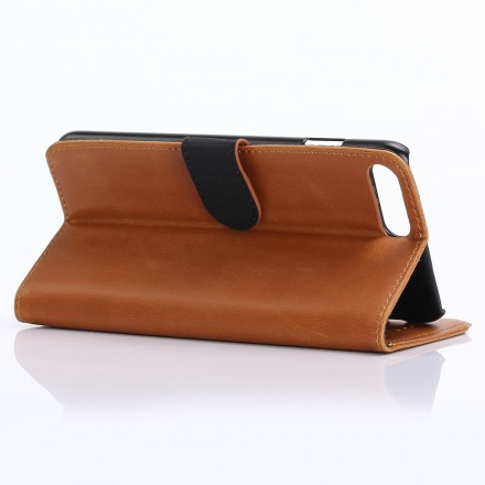 Funda retro de polipiel para el iPhone 7 Plus