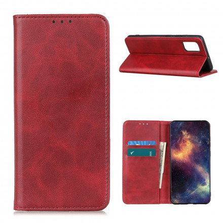 Flip Cover OnePlus 9 Split Leather Sober