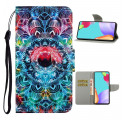 Funda de colgante Samsung Galaxy A52 5G Flashy Mandala