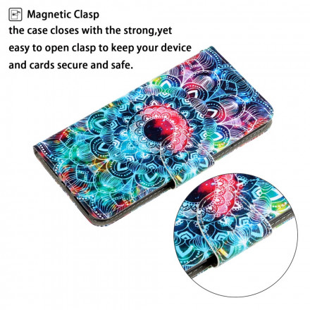 Funda de colgante Samsung Galaxy A52 5G Flashy Mandala