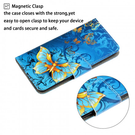 Funda Samsung Galaxy A52 5G Variaciones de la colgante de mariposa