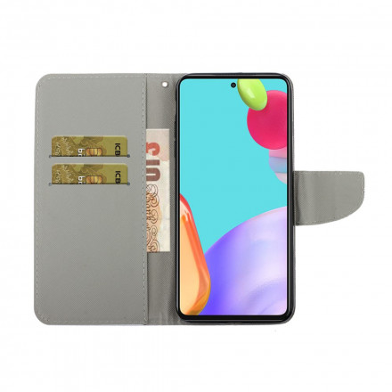 Funda Samsung Galaxy A52 5G Variaciones de la colgante de mariposa