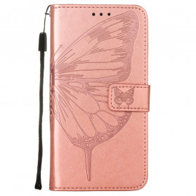 Funda con diseño de mariposa para Samsung Galaxy A52 5G con colgante
