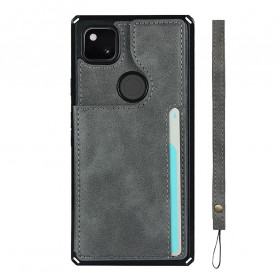 Funda de Google Pixel 4a Soporte de tarjeta y cordón