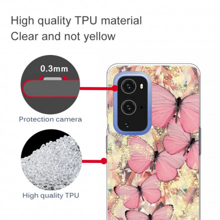 Funda OnePlus 9 Pro Mariposas