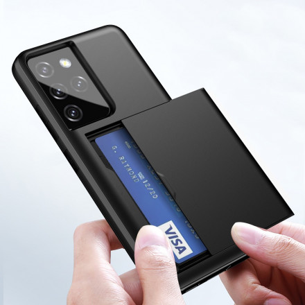 Samsung Galaxy S21 Ultra 5G Estuche rígido para tarjetas de crédito