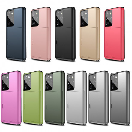 Samsung Galaxy S21 Ultra 5G Estuche rígido para tarjetas de crédito