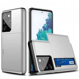 Samsung Galaxy S21 Ultra 5G Estuche rígido para tarjetas de crédito