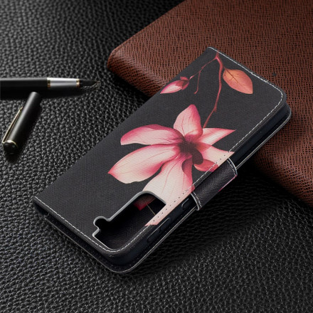 Funda Samsung Galaxy S21 Plus 5G Flor Rosa Funda Samsung Galaxy S21 Plus 5G Flor Rosa