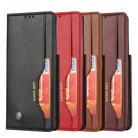 Funda Flip Cover Samsung Galaxy S21 Plus 5G Leatherette Card Funda