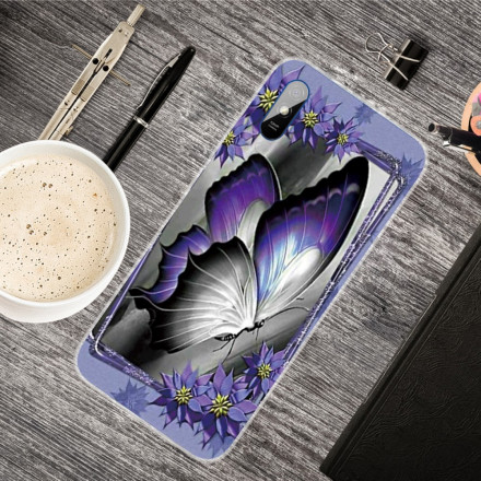Xiaomi Redmi 9A Butterfly Funda Royal