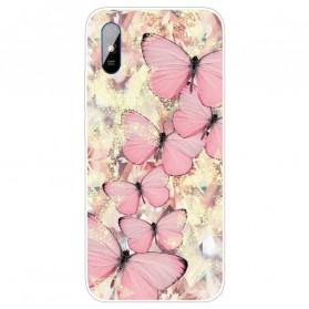 Xiaomi Redmi 9A Funda Royal Butterflies
