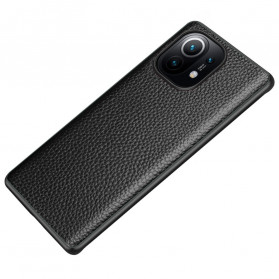 Xiaomi Mi 11 Funda de cuero genuino lichi