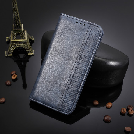 Funda Flip Cover Samsung Galaxy S21 Plus 5G Efecto Cuero Estilo Vintage