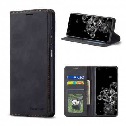 Funda Flip Cover Samsung Galaxy S21 Plus 5G Efecto Cuero FORWENW