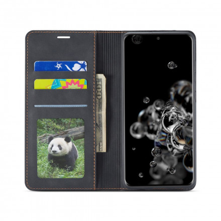 Funda Flip Cover Samsung Galaxy S21 Plus 5G Efecto Cuero FORWENW