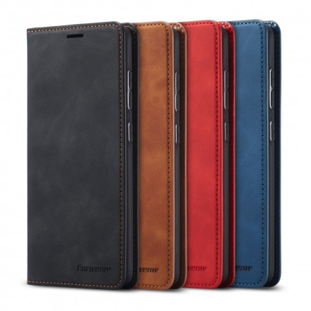 Funda Flip Cover Samsung Galaxy S21 Plus 5G Efecto Cuero FORWENW