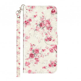 Funda con colgante de flores para el Xiaomi Redmi Note 8T