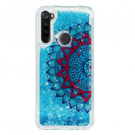 Xiaomi Redmi Note 8T Funda Mandala Glitter