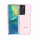 Samsung Galaxy S21 Ultra 5G Funda transparente con purpurina