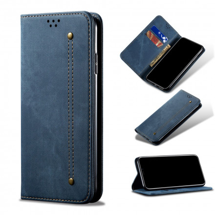 Flip Cover XVivo Y70 Tejido Jeans