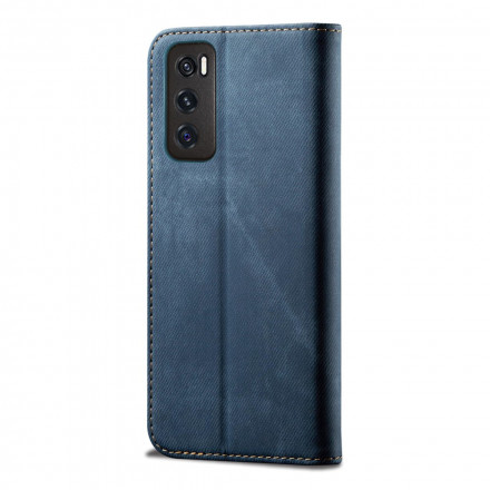 Flip Cover XVivo Y70 Tejido Jeans