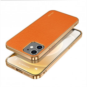 Funda de piel iPhone 12 Mini Style SULADA