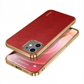 Funda de piel iPhone 12 Mini Style SULADA