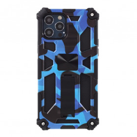 Funda de camuflaje para iPhone 12 / 12 Pro con soporte extraíble