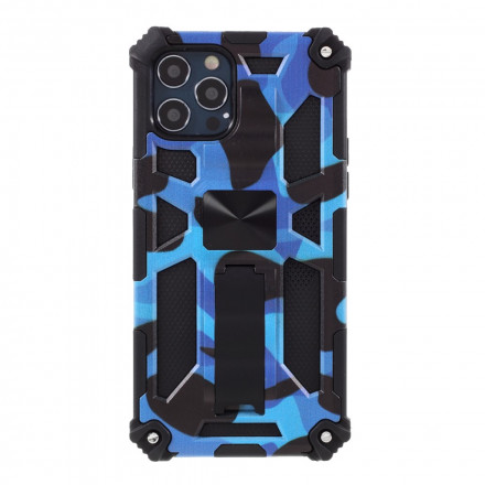 Funda de camuflaje para iPhone 12 / 12 Pro con soporte extraíble