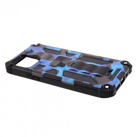 Funda de camuflaje para iPhone 12 / 12 Pro con soporte extraíble