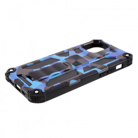 Funda de camuflaje para iPhone 12 / 12 Pro con soporte extraíble