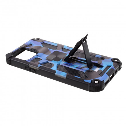 Funda de camuflaje para iPhone 12 / 12 Pro con soporte extraíble