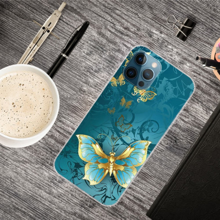 Funda Flexible iPhone 12 / 12 Pro Mariposas