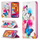 Flip Cover iPhone 11 Mariposas de colores