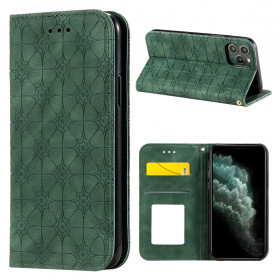 Flip Cover iPhone 11 Pro Flores Barrocas