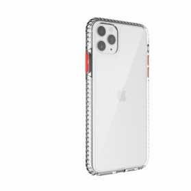 Funda transparente con bordes texturizados para el iPhone 11 Pro