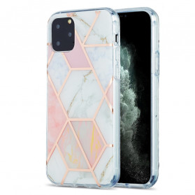 Funda geométrica de mármol para el iPhone 11 Pro