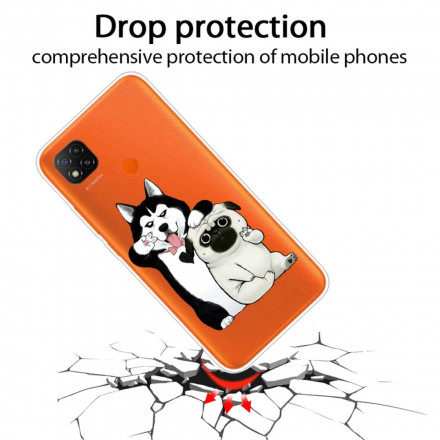 Funda para el Xiaomi Redmi 9C Funny Dogs