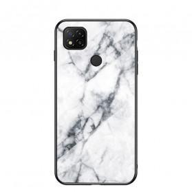 Xiaomi Redmi 9C Funda de cristal templado Colores de mármol