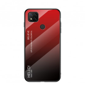 Xiaomi Redmi 9C Funda de cristal templado Hola