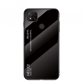Xiaomi Redmi 9C Funda de cristal templado Hola