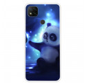 Funda Xiaomi Redmi 9C Panda en el espacio