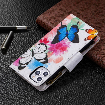 Mariposas de bolsillo con cremallera para el iPhone 11 Pro Max